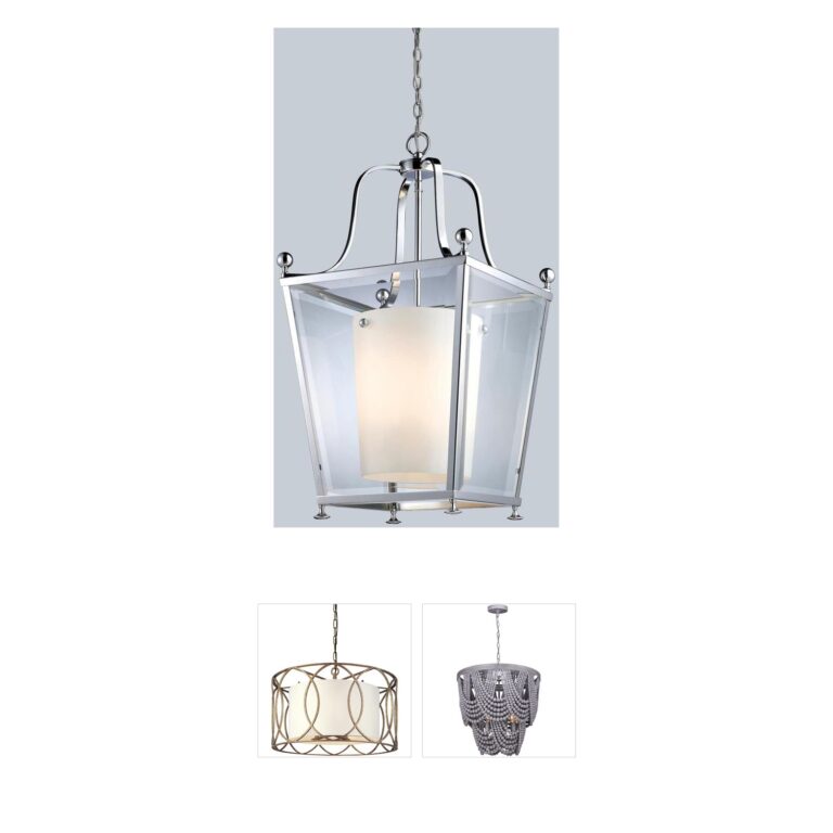 Z-Lite Ashbury Chrome 4-Light Chandelier