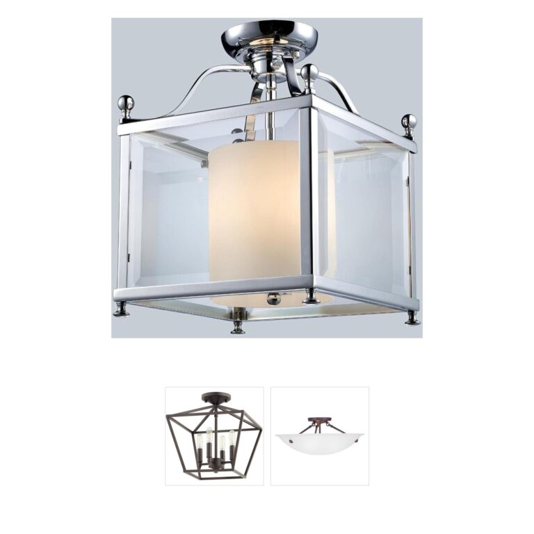 Z-Lite Fairview Chrome Semi-Flush Mount
