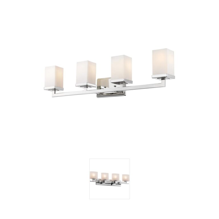 Z-Lite Tidal Chrome 4-Light Vanity Light
