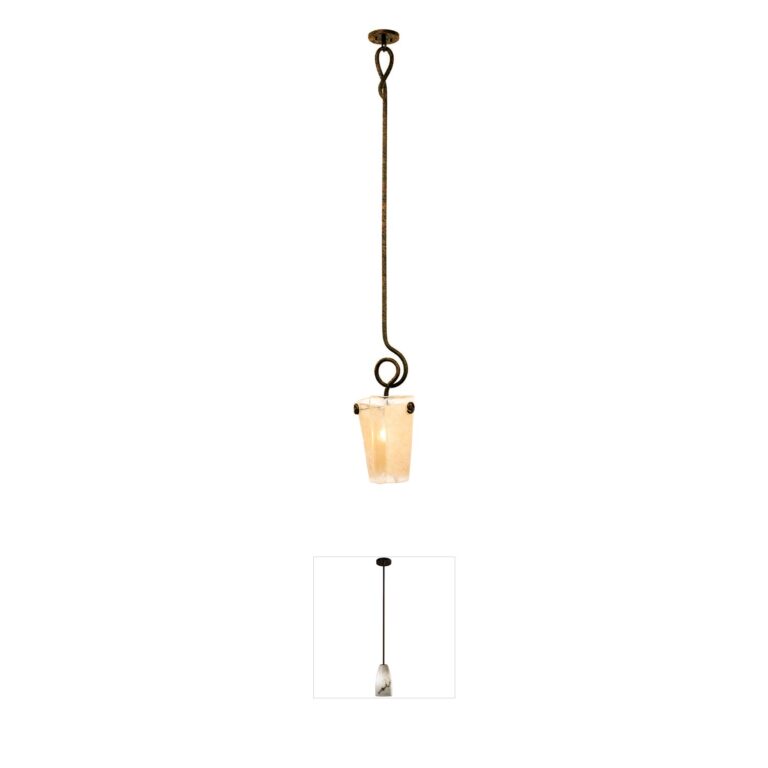 Kalco Tribecca Hand-Forged Iron Pendant