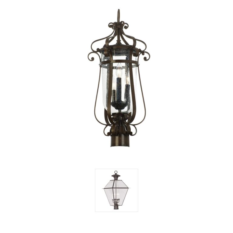 Kalco Hartford Outdoor Burnished Bronze Post Light