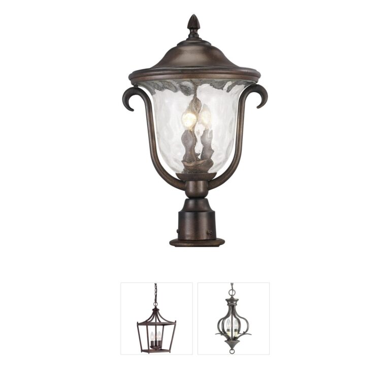 Kalco Santa Barbara Outdoor Burnished Bronze Pendant