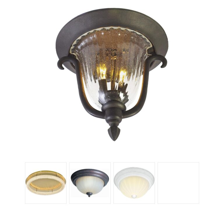 Kalco Santa Barbara Outdoor Aluminum Flush Mount