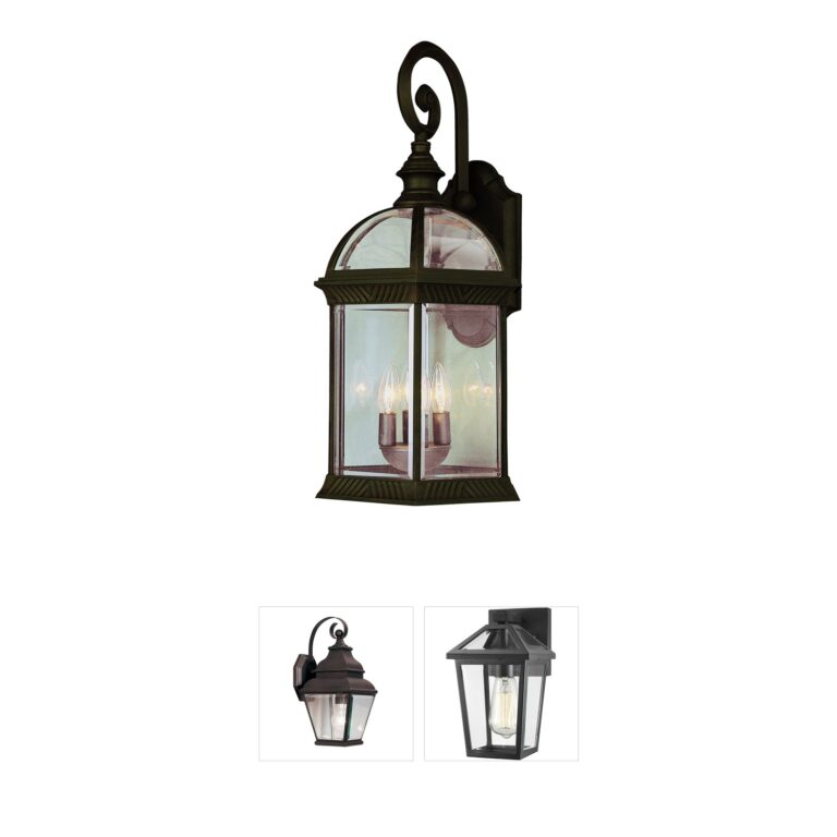 Trans Globe Lighting Botanica Black Outdoor Wall Lantern
