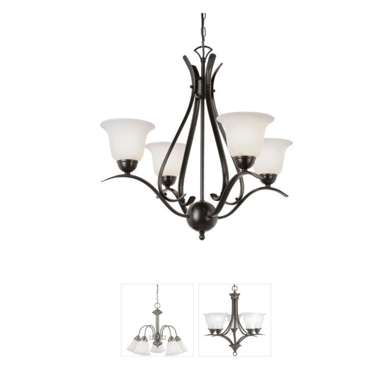 Trans Globe Lighting Aspen 4-Light Rubbed Oil Bronze Chandelier