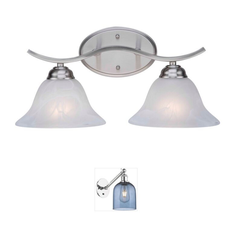 Trans Globe Lighting Hollyslope Brushed Nickel Vanity Bar