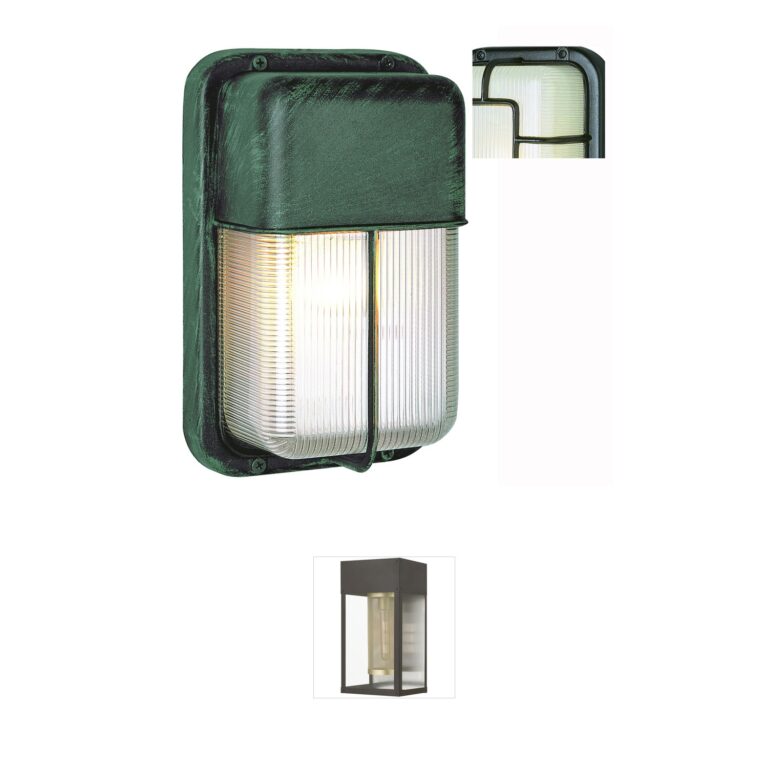 Trans Globe Lighting Signature Black Aluminum Bulkhead Wall Light