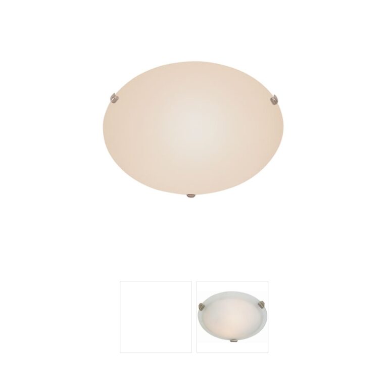Trans Globe Lighting Cullen 20" Brushed Nickel Flush Mount