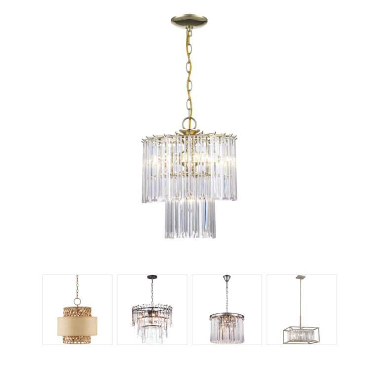 Trans Globe Lighting Tranquility Collection Polished Brass Pendant