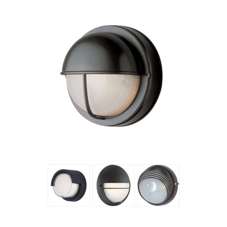 Trans Globe Lighting Signature Rust Cast Aluminum Outdoor Bulkhead