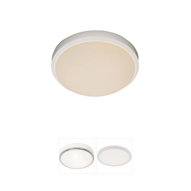 Trans Globe Lighting Bliss 15" White Flush Mount
