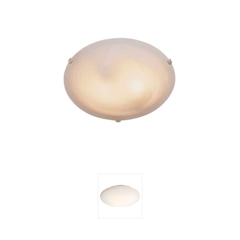 Trans Globe Lighting Cracka 20" Brushed Nickel Flush Mount