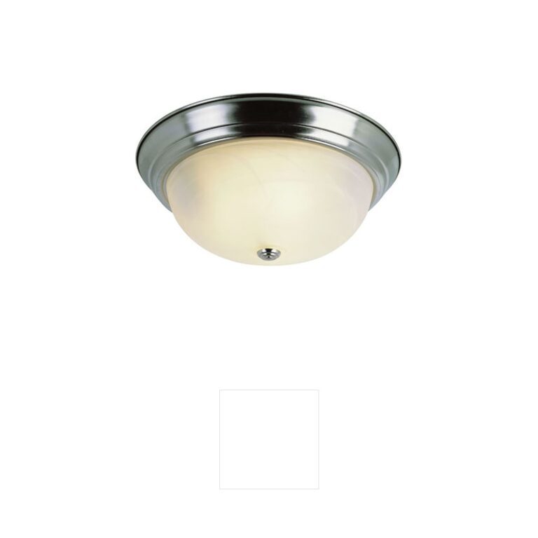 Trans Globe Lighting Browns Collection Brushed Nickel Flush Mount