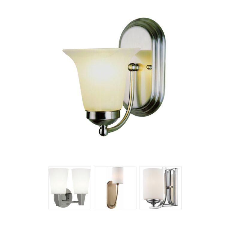 Trans Globe Lighting Rusty 6-Inch Brushed Nickel Wall Sconce with Marbleized Glass