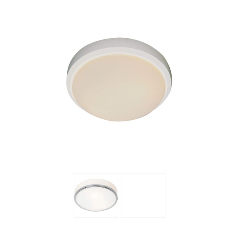 Trans Globe Lighting Bliss 11" White Flush Mount