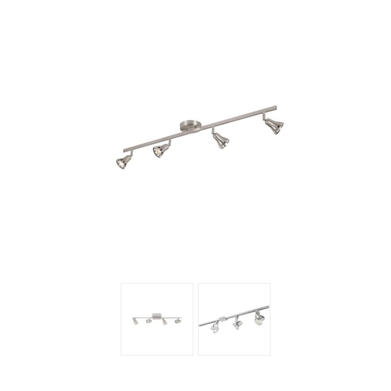 Trans Globe Lighting Renew Brushed Nickel Track Light