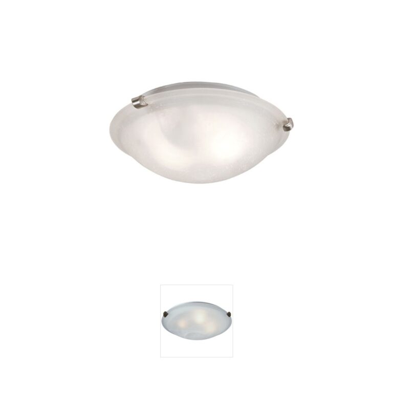 Trans Globe Lighting Constellation 12" Brushed Nickel Flush Mount