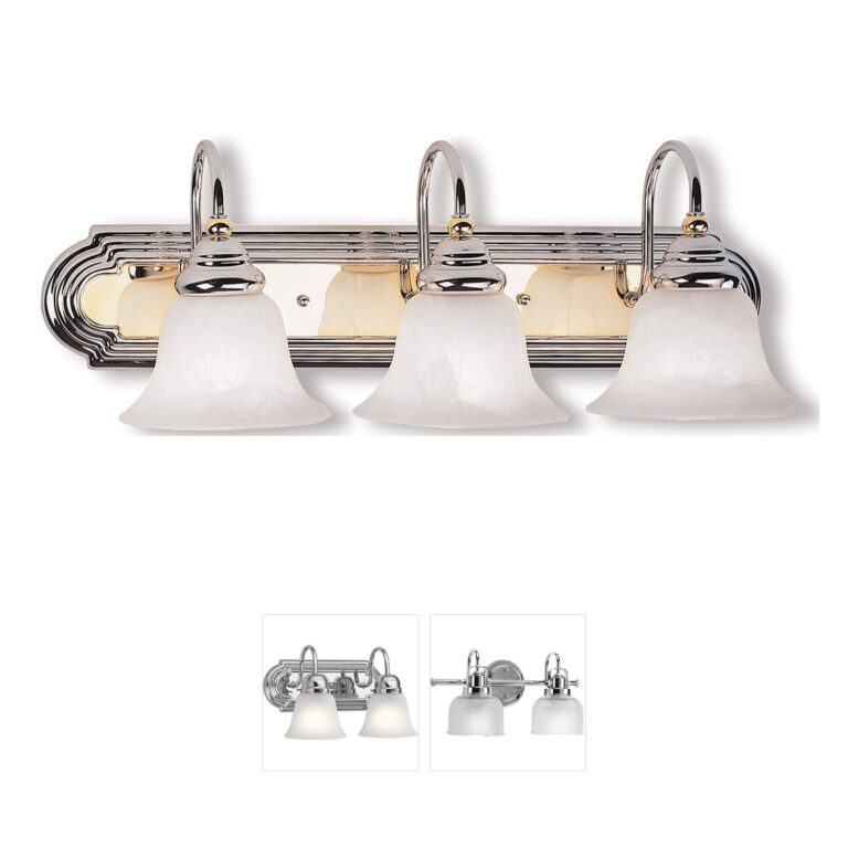 Livex Lighting Belmont 3-Light Steel Vanity Light