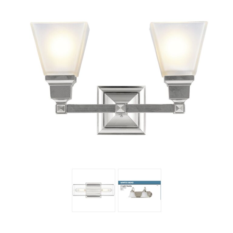 Livex Lighting Mission Collection Steel Vanity Light