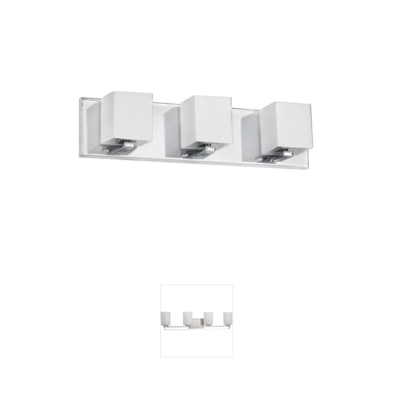 Dainolite Verona Polished Chrome Vanity Light