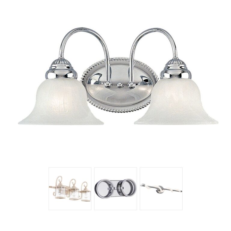 Livex Lighting Edgemont Polished Chrome Vanity Light