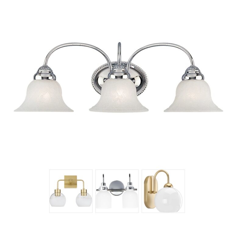 Livex Lighting Edgemont Polished Chrome Vanity Light
