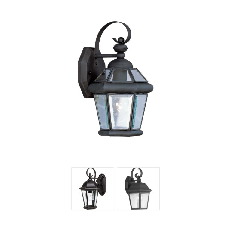 Livex Lighting Georgetown Solid Brass Outdoor Wall Lantern