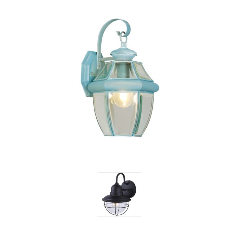 Livex Lighting Monterey Solid Brass Outdoor Wall Lantern