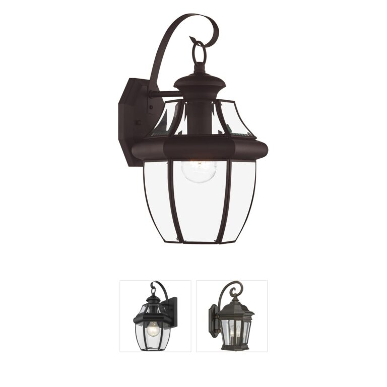 Livex Lighting Monterey Bronze Outdoor Wall Lantern