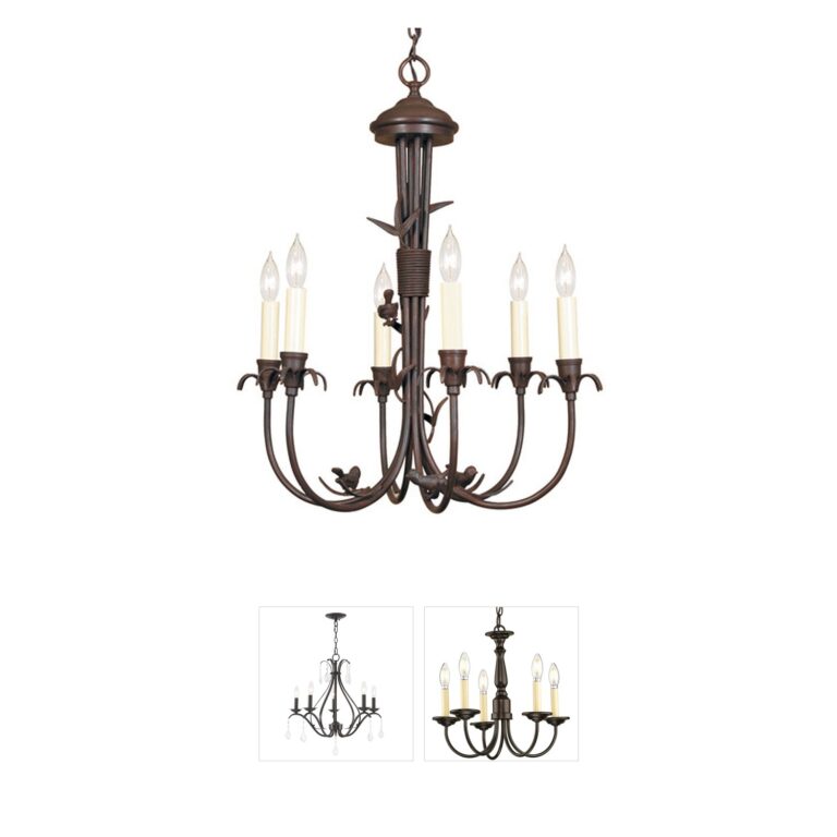 JVI Designs Bird Collection Brass Chandelier