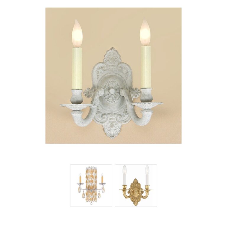 JVI Designs Decorative 2-Light Oil Rubbed Bronze Wall Sconce