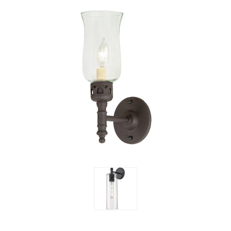 JVI Designs Traditional Brass Oil Rubbed Bronze Wall Sconce