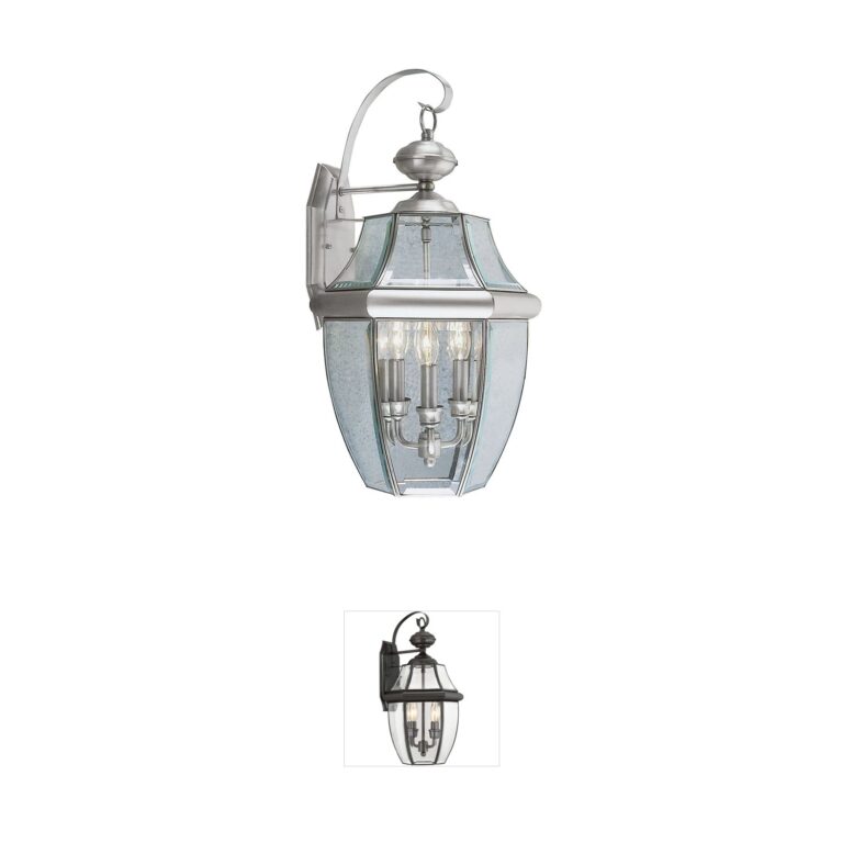 Livex Lighting Monterey Solid Brass Outdoor Wall Lantern
