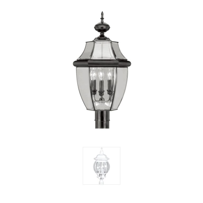 Livex Lighting Monterey Collection Solid Brass Post Light
