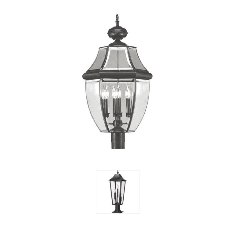 Livex Lighting Monterey Solid Brass Post Light