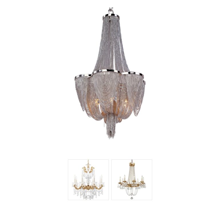 Maxim Lighting Chantilly Polished Nickel Chandelier