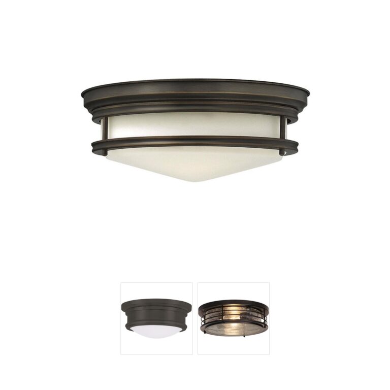 Hinkley Hadley 14" Oil Rubbed Bronze Flush Mount