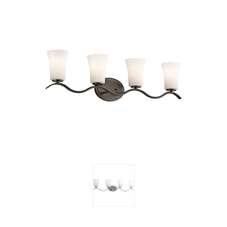 Kichler Armida 32.25 Inch 4-Light Vanity in Olde Bronze