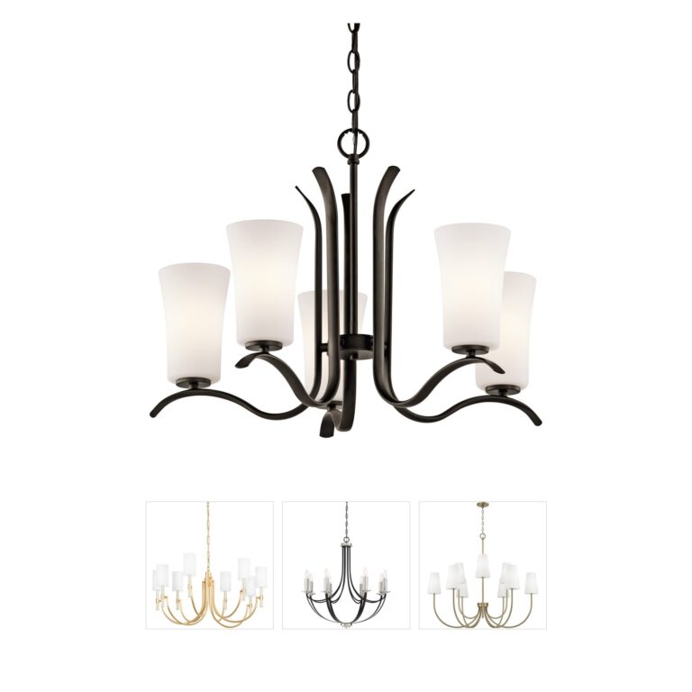 Kichler Armida Olde Bronze 5-Light Steel Chandelier