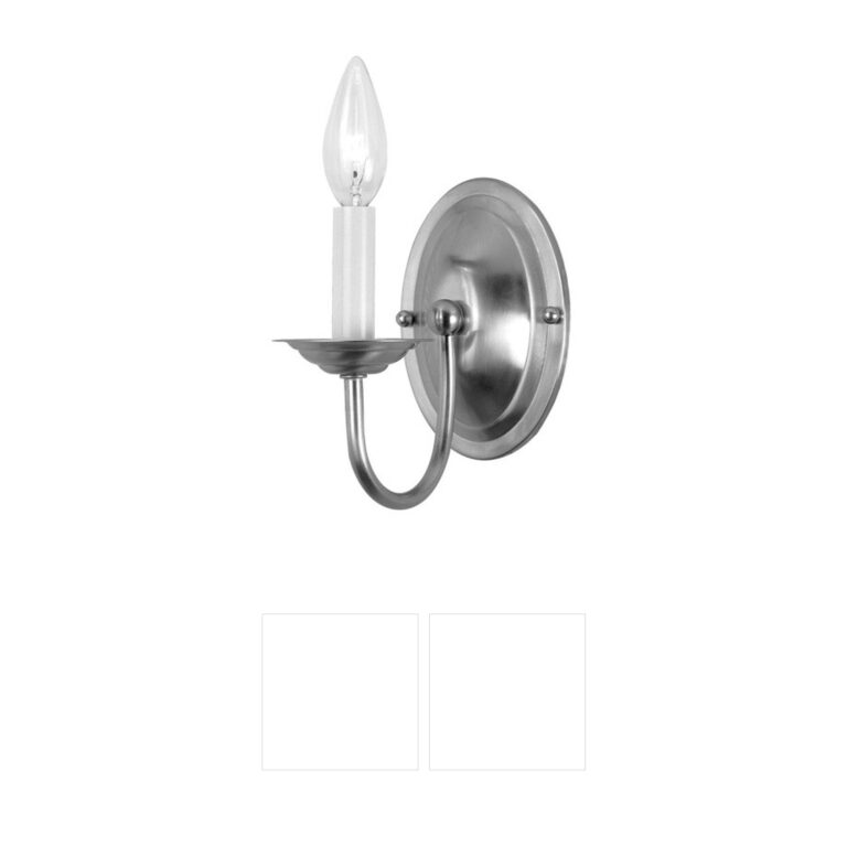 Livex Lighting Home Basics Steel Wall Sconce