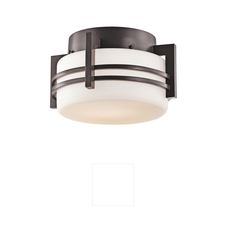 Kichler Pacific Edge Architectural Bronze Outdoor Ceiling Light