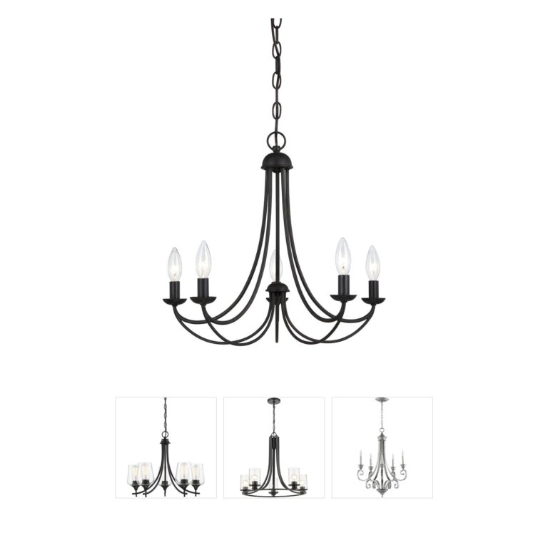 Quoizel Mirren Steel Chandelier in Imperial Bronze