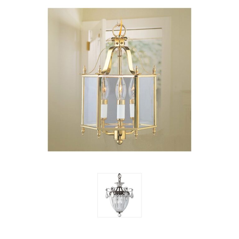 Livex Lighting Livingston Polished Brass Mini Pendant with Beveled Glass