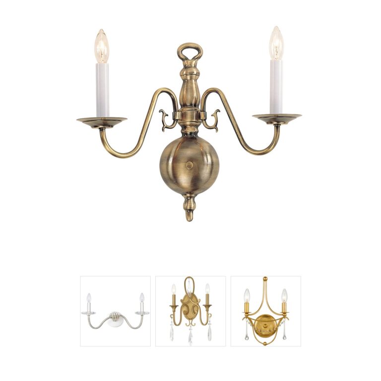 Livex Lighting Williamsburgh Steel Wall Sconce