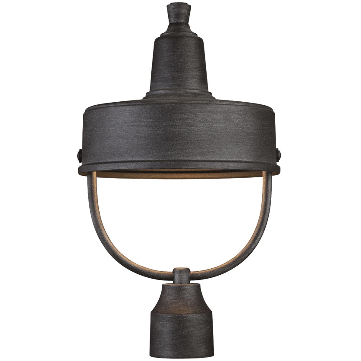 Designers Fountain Portland Post Lantern - Weathered Pewter Finish