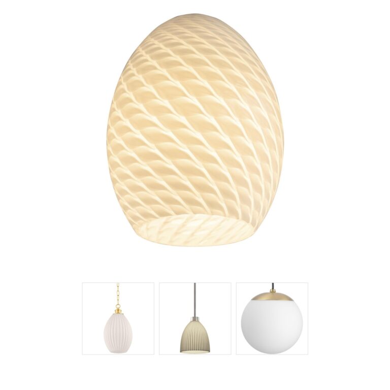 Access Lighting FireBird Collection White Firebird Glass Shade