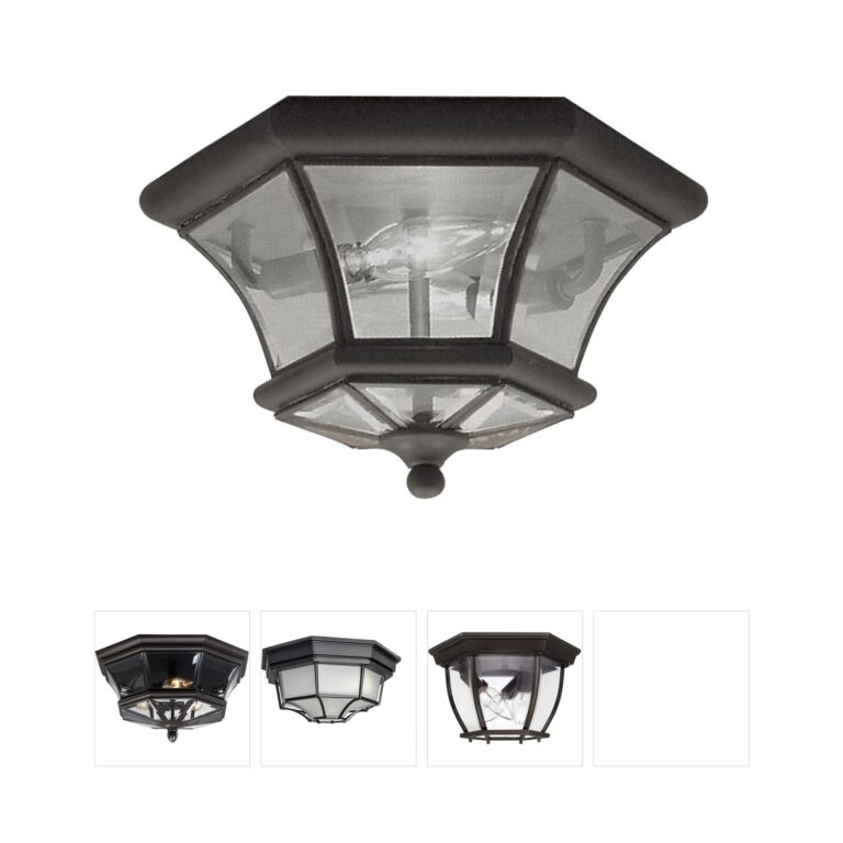 Livex Lighting Monterey/Georgetown Bronze Outdoor Ceiling Light