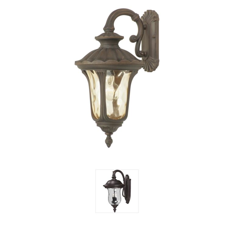 Livex Lighting Oxford Collection Imperial Bronze Outdoor Wall Lantern