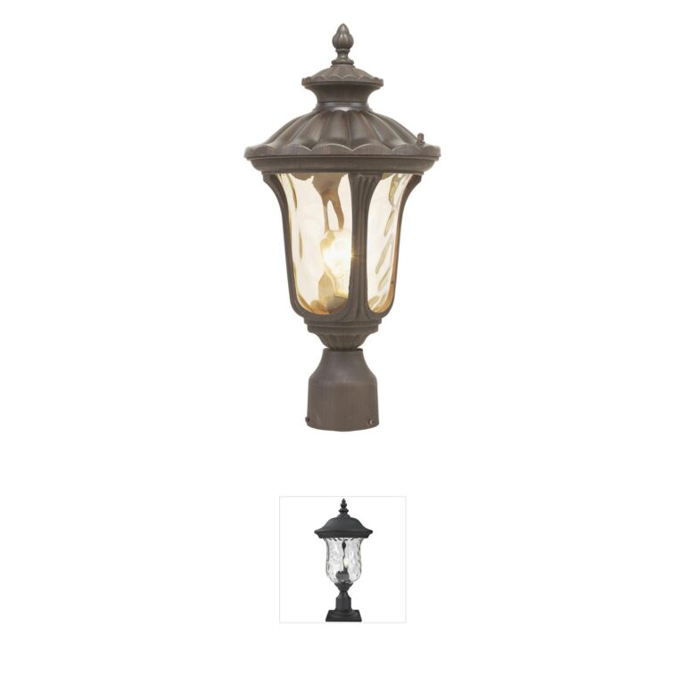 Livex Lighting Oxford Collection Imperial Bronze Cast Aluminum Post Light