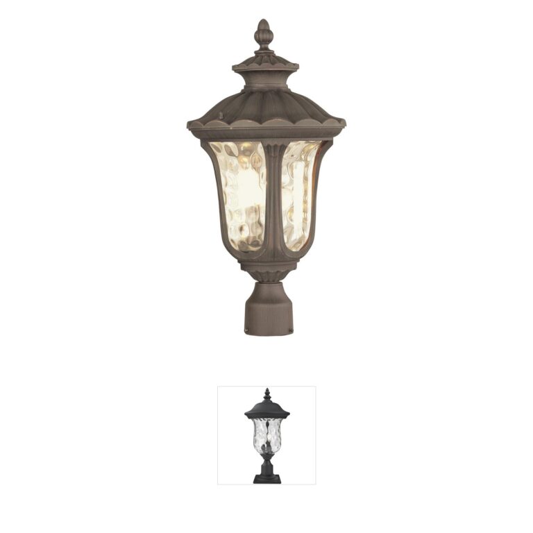 Livex Lighting Oxford Imperial Bronze Cast Aluminum Outdoor Post Light